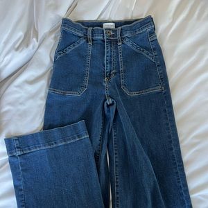 Wide leg flare pants